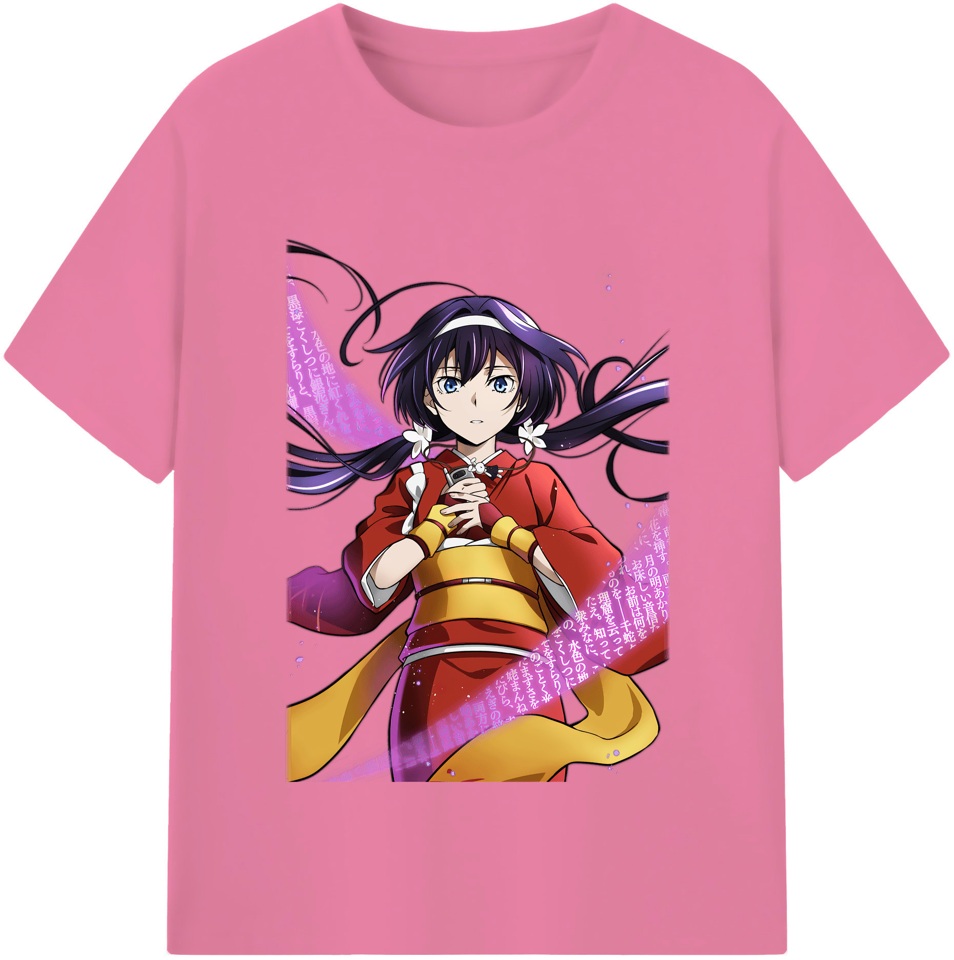 （画像用） 文豪ストレイドッグス Bungo Stray Dogs 綿100％半袖Tシャツ（フロントプリント）